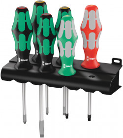 334/368/6 Screwdriver set and rack