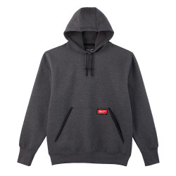 Heavy Duty Pullover Hoodie - Gray M