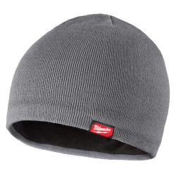 Fleece-Lined Beanie - Gray