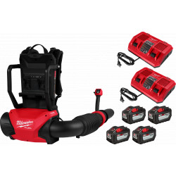 M18™ FUEL™ Backpack Blower Kit with 4 12.0 Ah Batteries, 2 Chargers