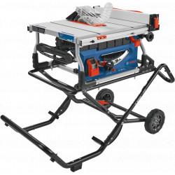 10 In. Jobsite Table Saw with Gravity-Rise Wheeled Stand