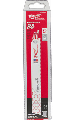 9" 14 TPI SAWZALL® Blades - 25 Pk