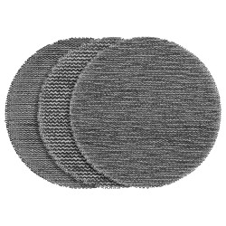 3” Assorted 80, 120, 180 Grit Mesh Sanding Discs with POWERGRID™ Tear Resistant Mesh – 12 pk + Pad Saver