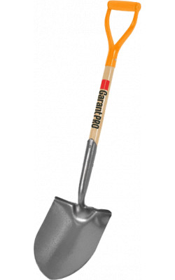 Round Point Shovel w/ D-grip