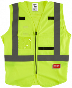 High Visibility Yellow Safety Vest - S/M