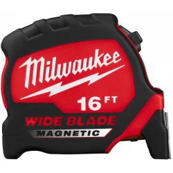 Wide Blade Tape Measure - 16' - Magnetic