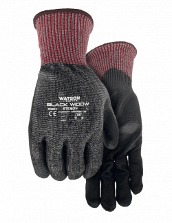 384 Stealth Black Widow Gloves - M