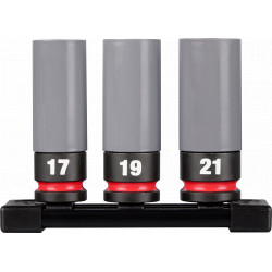 SHOCKWAVE Impact Duty™ 1/2 Drive Metric 3PC Lug Nut Wheel Socket Set