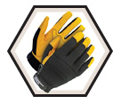 Bob Dale Goatskin Mechanics Glove w/Padded Palm - Brasco Safety