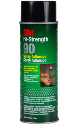 3M Adhesive - Multi-Purpose - Clear - Aerosol / 90 *HI-STRENGTH
