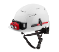 White Front Brim Vented Safety Helmet (USA) - Type 2, Class C