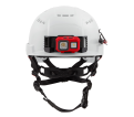 White Front Brim Vented Safety Helmet (USA) - Type 2, Class C